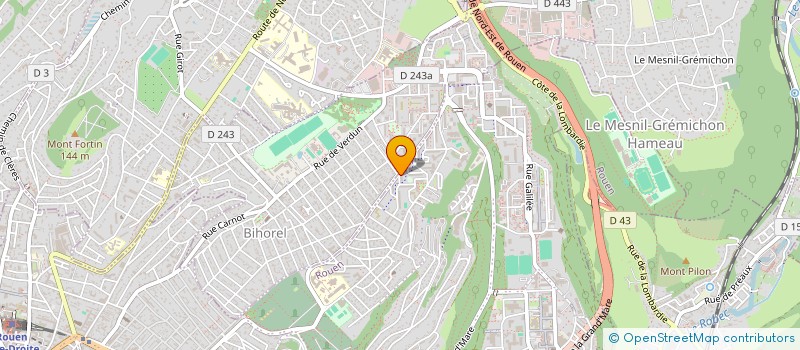 localisation de l'entreprise MONSIEUR IBRAHIMA BANGOURA  ROUEN