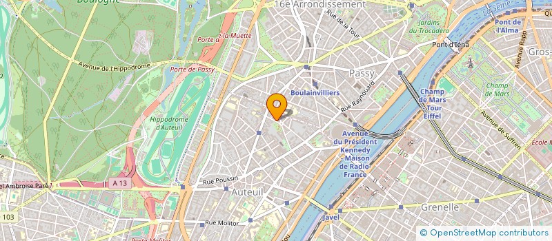 localisation de l'entreprise MONSIEUR IBRAHIMA BANOR à PARIS
