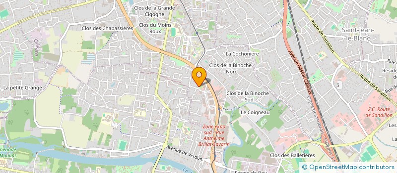 localisation de l'entreprise MONSIEUR IBRAHIMA BARRY à ORLEANS