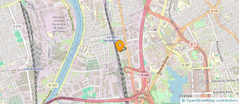 localisation de l'entreprise MONSIEUR IBRAHIMA BARRY  CRETEIL