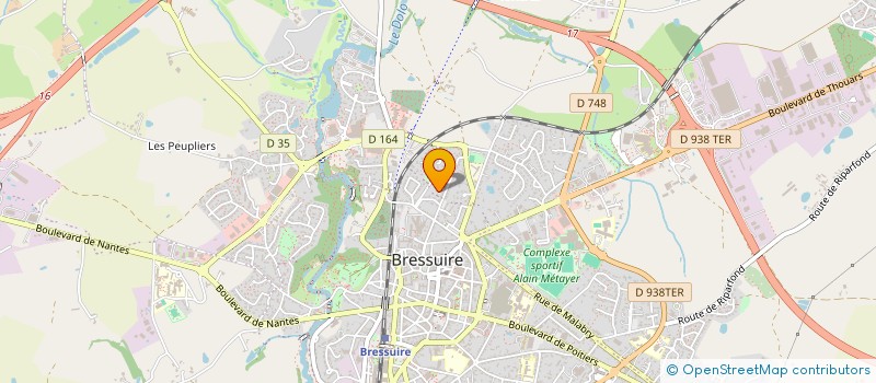 localisation de l'entreprise MONSIEUR IBRAHIMA BARRY  BRESSUIRE