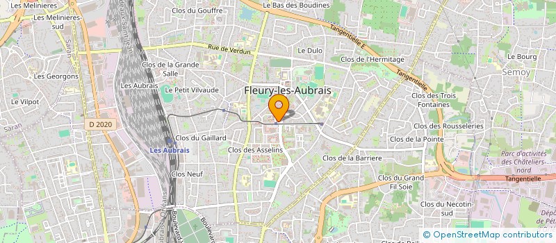 localisation de l'entreprise MONSIEUR IBRAHIMA BARRY  FLEURY-LES-AUBRAIS