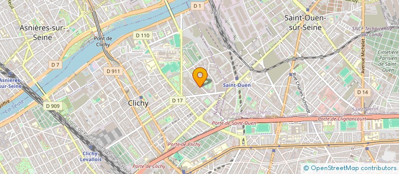 localisation de l'entreprise MONSIEUR IBRAHIMA BARRY à CLICHY