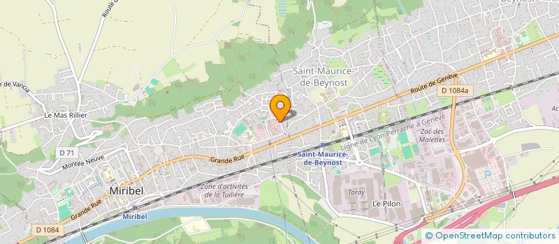 localisation de l'entreprise MONSIEUR IBRAHIMA BARRY  MIRIBEL