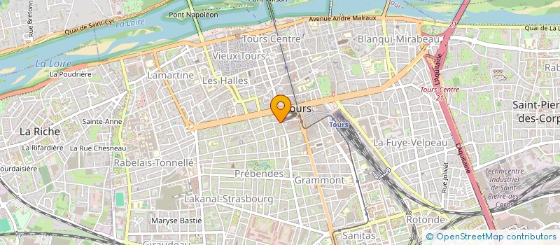 localisation de l'entreprise MONSIEUR IBRAHIMA BASSIROU DIOP  TOURS