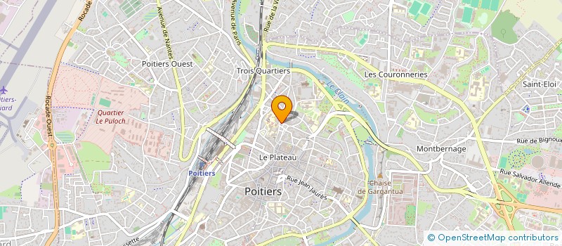 localisation de l'entreprise MONSIEUR IBRAHIMA CISSE  POITIERS