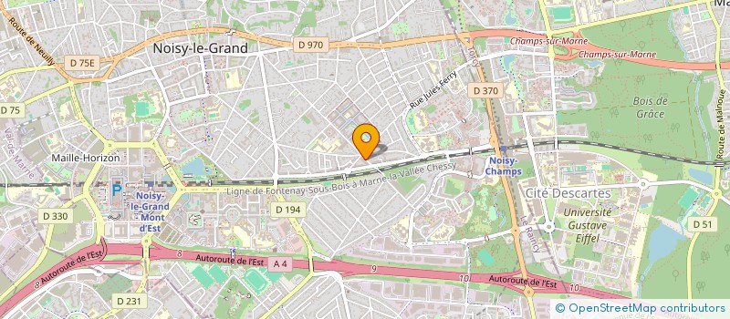 localisation de l'entreprise MONSIEUR IBRAHIMA CISSE CISSE  NOISY-LE-GRAND