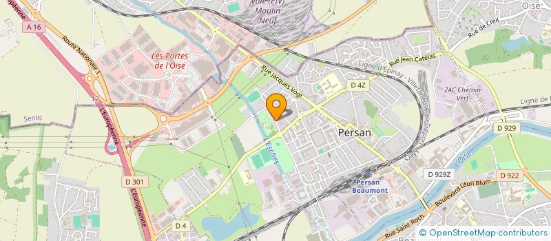 localisation de l'entreprise MONSIEUR IBRAHIMA CISSOKO  PERSAN