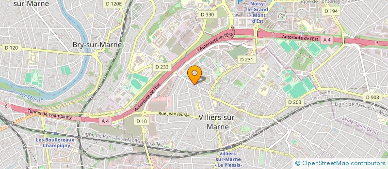 localisation de l'entreprise MONSIEUR IBRAHIMA COULIBALY  VILLIERS-SUR-MARNE