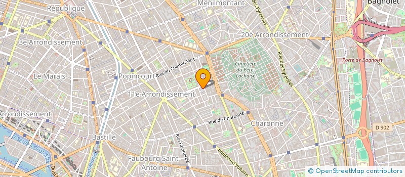 localisation de l'entreprise MONSIEUR IBRAHIMA COULIBALY  PARIS