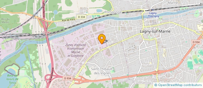 localisation de l'entreprise MONSIEUR IBRAHIMA COUTA  LAGNY-SUR-MARNE