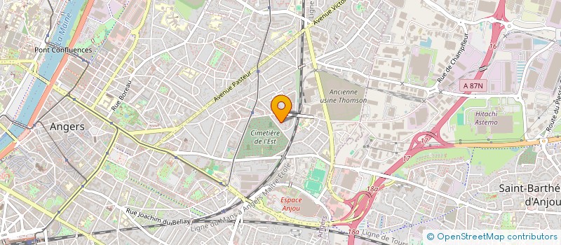 localisation de l'entreprise MONSIEUR IBRAHIMA DANSOKO à ANGERS