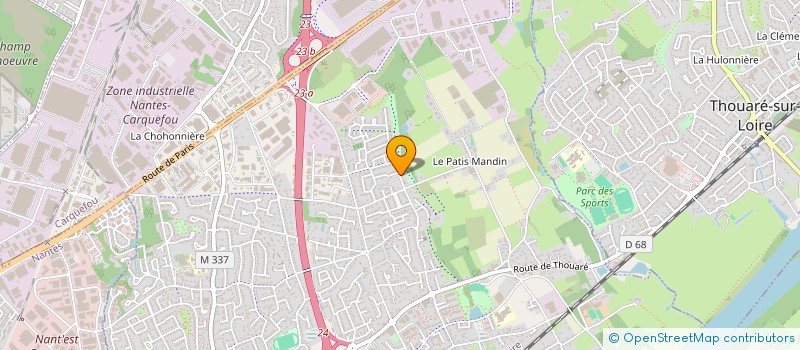 localisation de l'entreprise MONSIEUR IBRAHIMA DELAMOU  SAINTE-LUCE-SUR-LOIRE