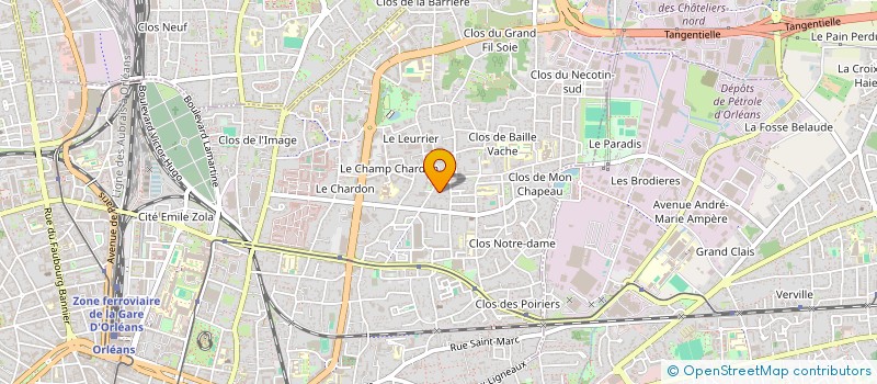 localisation de l'entreprise MONSIEUR IBRAHIMA DEMBELE à ORLEANS