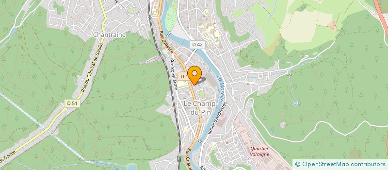 localisation de l'entreprise MONSIEUR IBRAHIMA DEMBELE  EPINAL