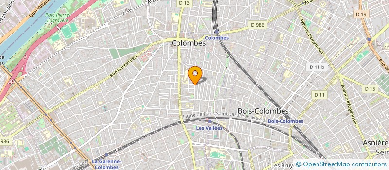 localisation de l'entreprise MONSIEUR IBRAHIMA DIABAN à COLOMBES