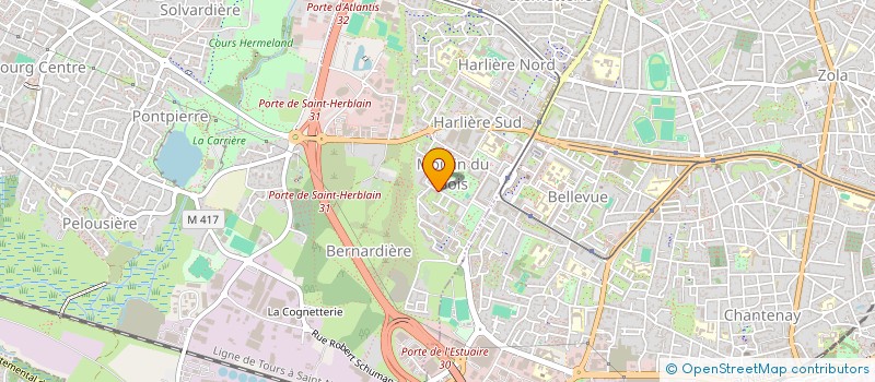 localisation de l'entreprise MONSIEUR IBRAHIMA DIABY  SAINT-HERBLAIN