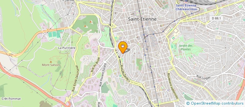 localisation de l'entreprise MONSIEUR IBRAHIMA DIABY  SAINT-ETIENNE