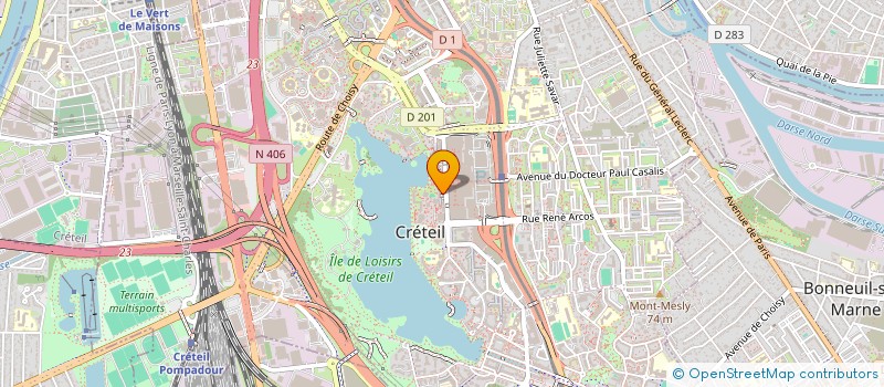 localisation de l'entreprise MONSIEUR IBRAHIMA DIAGOURAGA  CRETEIL