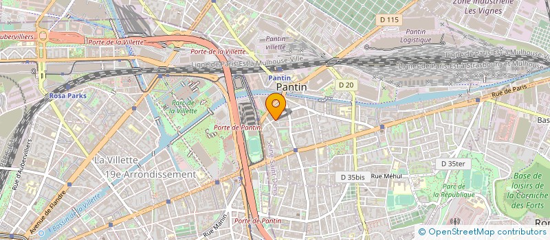 localisation de l'entreprise MONSIEUR IBRAHIMA DIAKHITE à PANTIN