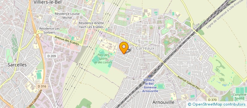 localisation de l'entreprise MONSIEUR IBRAHIMA DIALLO  VILLIERS-LE-BEL