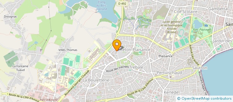 localisation de l'entreprise MONSIEUR IBRAHIMA DIALLO  SAINT-NAZAIRE