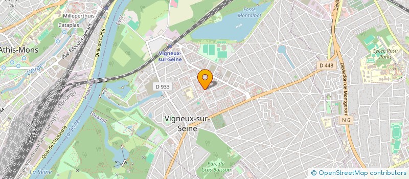 localisation de l'entreprise MONSIEUR IBRAHIMA DIALLO à VIGNEUX-SUR-SEINE