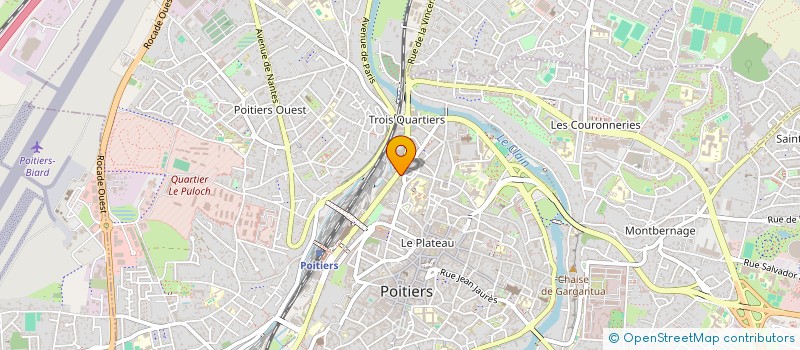 localisation de l'entreprise MONSIEUR IBRAHIMA DIALLO  POITIERS