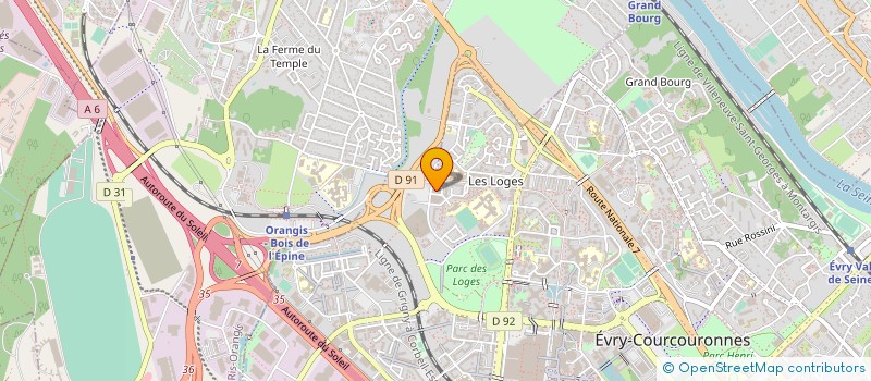 localisation de l'entreprise MONSIEUR IBRAHIMA DIALLO  EVRY-COURCOURONNES