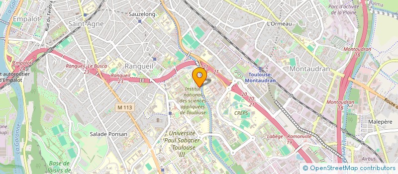 localisation de l'entreprise MONSIEUR IBRAHIMA DIALLO  TOULOUSE