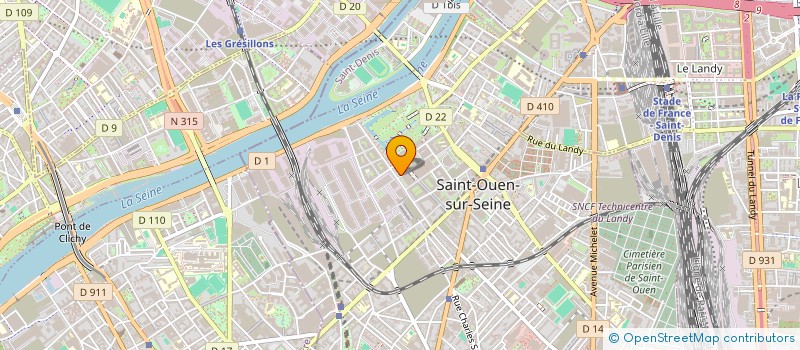 localisation de l'entreprise MONSIEUR IBRAHIMA DIALLO à SAINT-OUEN-SUR-SEINE