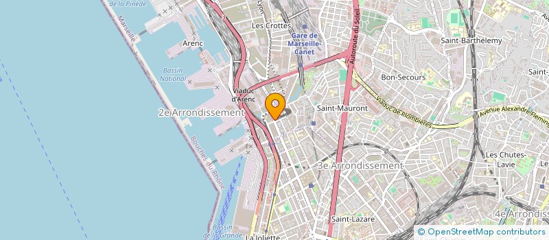 localisation de l'entreprise MONSIEUR IBRAHIMA DIALLO à MARSEILLE