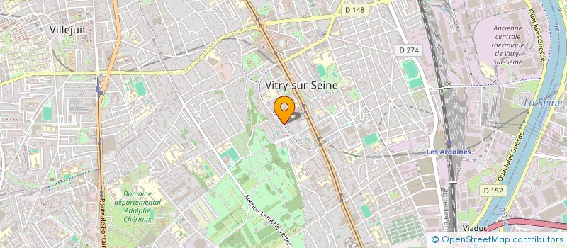 localisation de l'entreprise MONSIEUR IBRAHIMA DIALLO  VITRY-SUR-SEINE