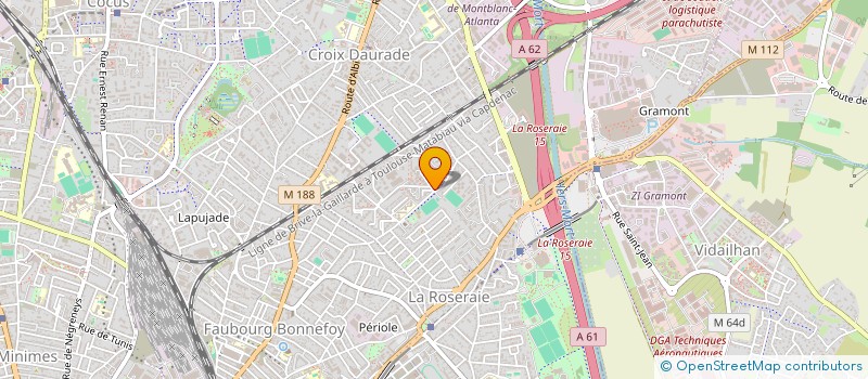 localisation de l'entreprise MONSIEUR IBRAHIMA DIALLO  TOULOUSE