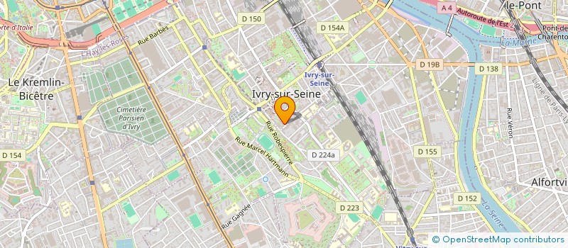 localisation de l'entreprise MONSIEUR IBRAHIMA DIANE  IVRY-SUR-SEINE