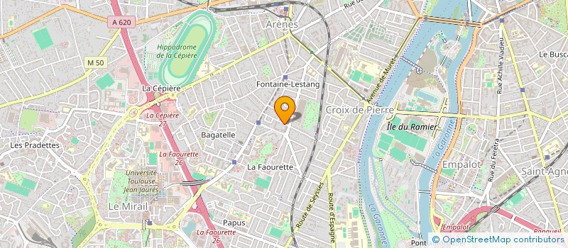 localisation de l'entreprise MONSIEUR IBRAHIMA DIARRA  TOULOUSE