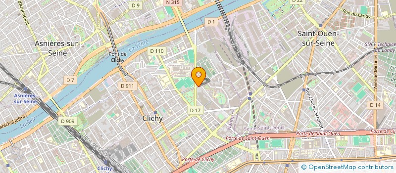 localisation de l'entreprise MONSIEUR IBRAHIMA DIAWARA à CLICHY