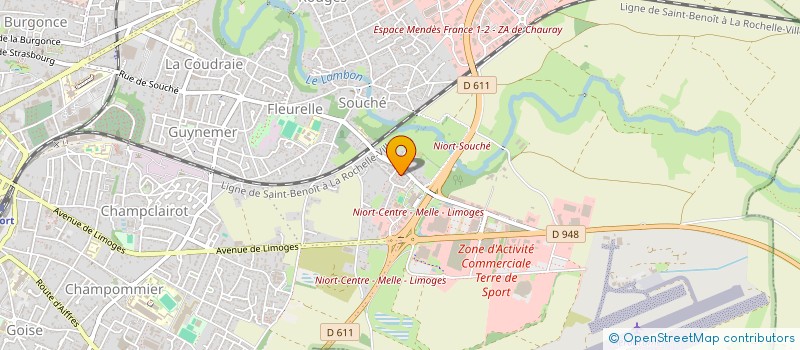 localisation de l'entreprise MONSIEUR IBRAHIMA DIAWARA à NIORT