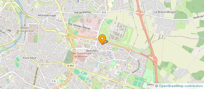 localisation de l'entreprise MONSIEUR IBRAHIMA DIAWARA  POITIERS