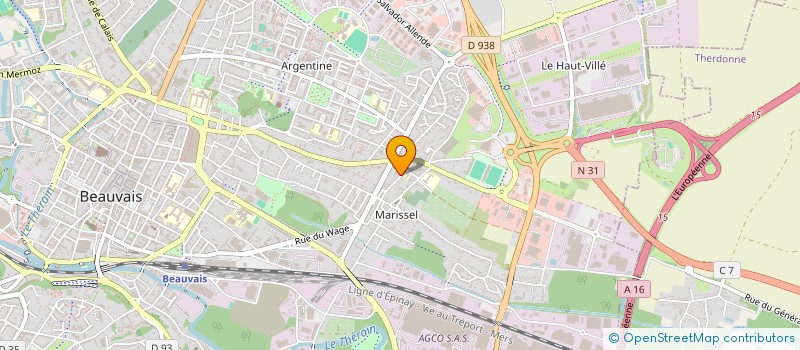 localisation de l'entreprise MONSIEUR IBRAHIMA DIAWARA  ALLONNE