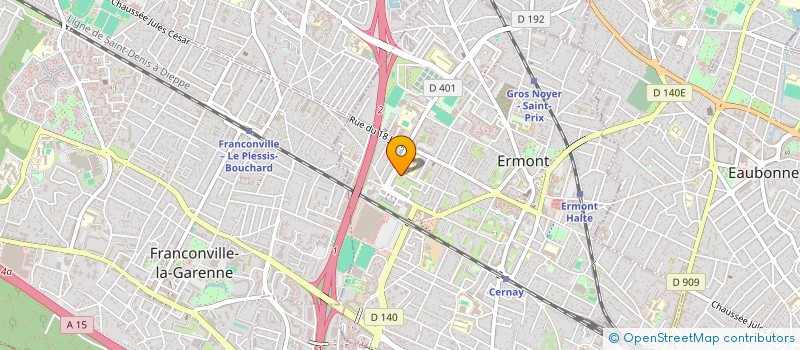 localisation de l'entreprise MONSIEUR IBRAHIMA DIB DIALLO  ERMONT