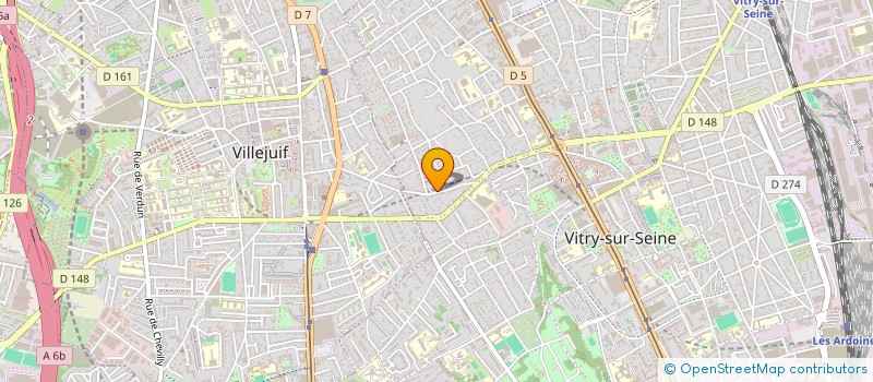 localisation de l'entreprise MONSIEUR IBRAHIMA DIBAKA à VITRY-SUR-SEINE