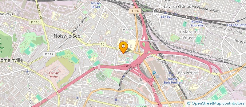 localisation de l'entreprise MONSIEUR IBRAHIMA DICKO  NOISY-LE-SEC