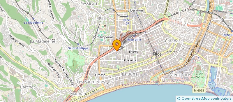 localisation de l'entreprise MONSIEUR IBRAHIMA DIENG à NICE
