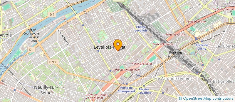localisation de l'entreprise MONSIEUR IBRAHIMA DIOMANDE à LEVALLOIS-PERRET