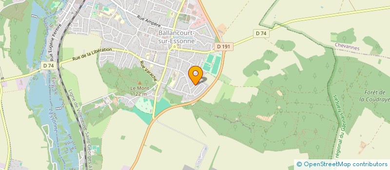 localisation de l'entreprise MONSIEUR IBRAHIMA DIOUF  BALLANCOURT-SUR-ESSONNE