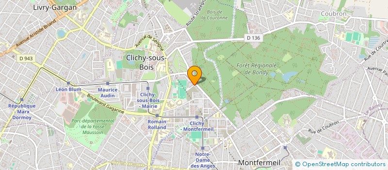 localisation de l'entreprise MONSIEUR IBRAHIMA DORE DIARRA à CLICHY-SOUS-BOIS