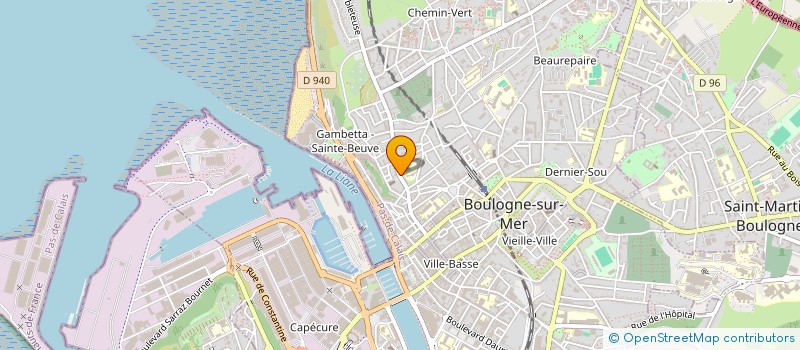 localisation de l'entreprise MONSIEUR IBRAHIMA DOSSO  BOULOGNE-SUR-MER