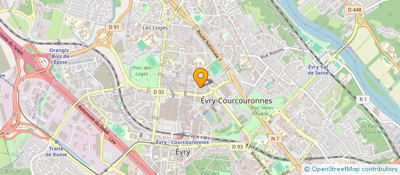 localisation de l'entreprise MONSIEUR IBRAHIMA DOUCARA à EVRY-COURCOURONNES