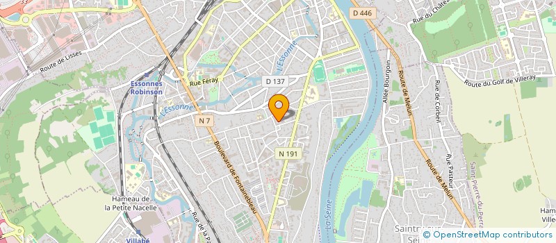 localisation de l'entreprise MONSIEUR IBRAHIMA DOUCOURE  CORBEIL-ESSONNES